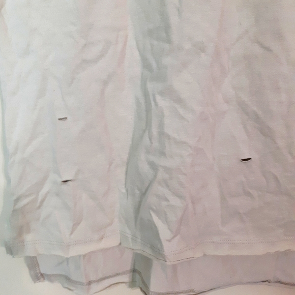 West 49 | 100%cotton distressed slash look tan tee - Picture 4 of 6